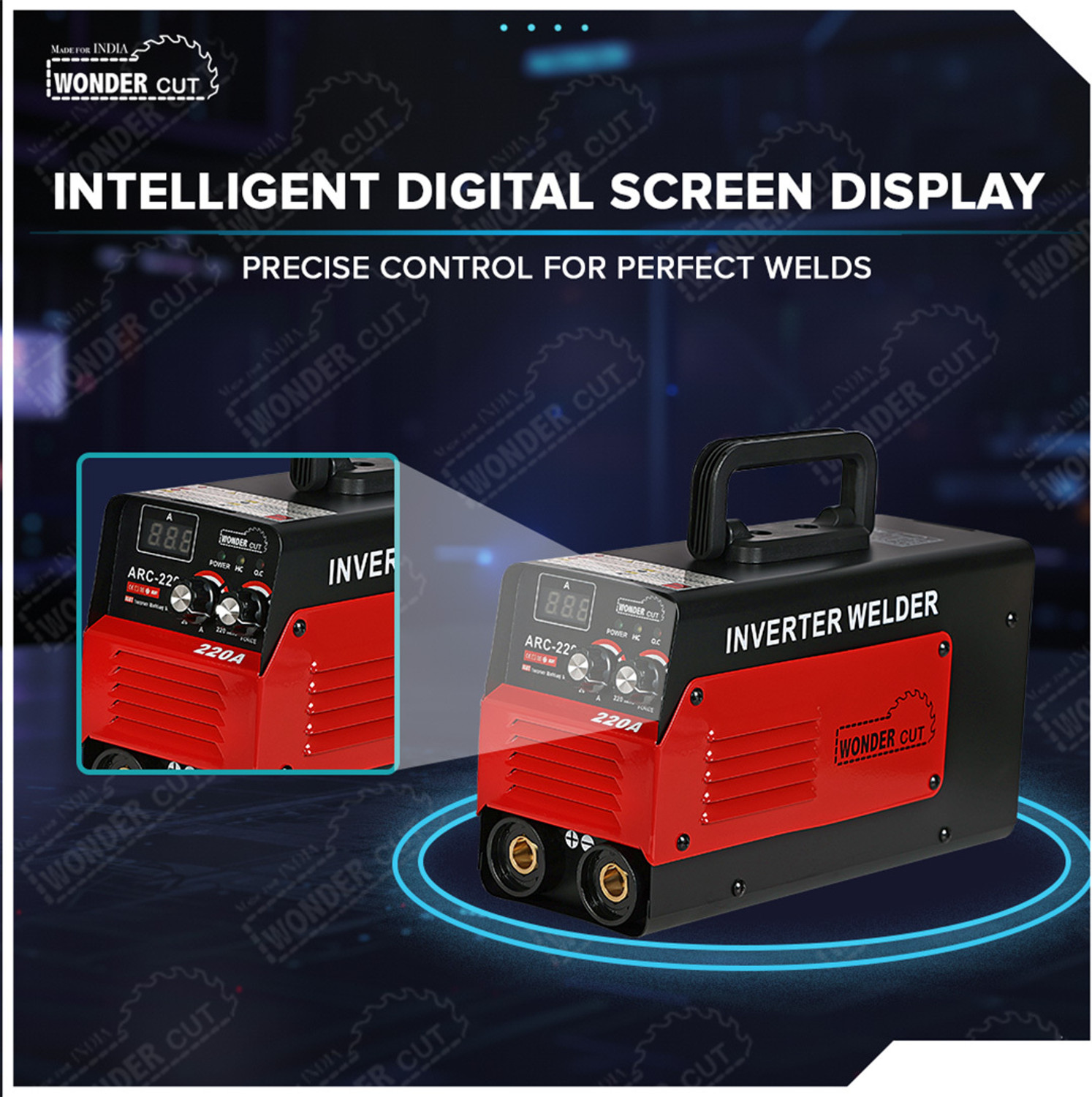 Image of WONDERCUT WC-ARC-220A Inverter Welding Machine