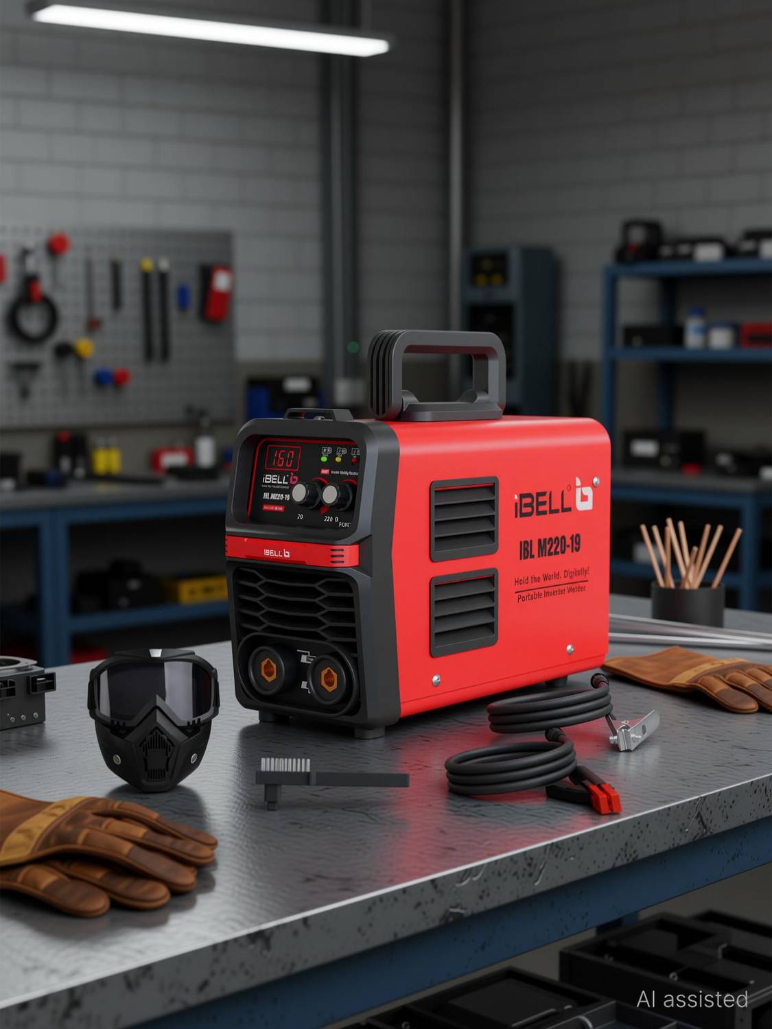 iBELL IBLM220-19 MMA Welding Machine,220A,VRD,Anti-Stick,Adjustable Arc Force,IGBT,ARC Inverter Welding Machine — Ovens & Microwaves