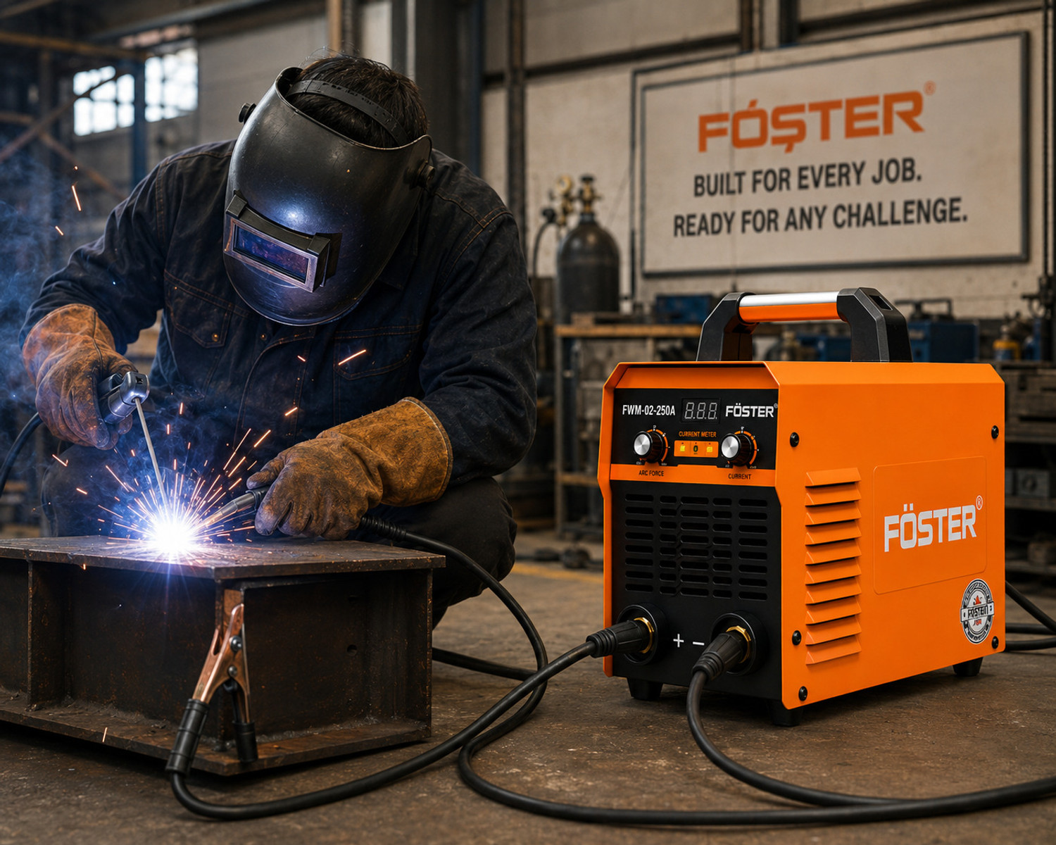 Image of Foster FWM-02-250A Manual Metal Arc Welding (MMA) 250A Inverter Welding Machine