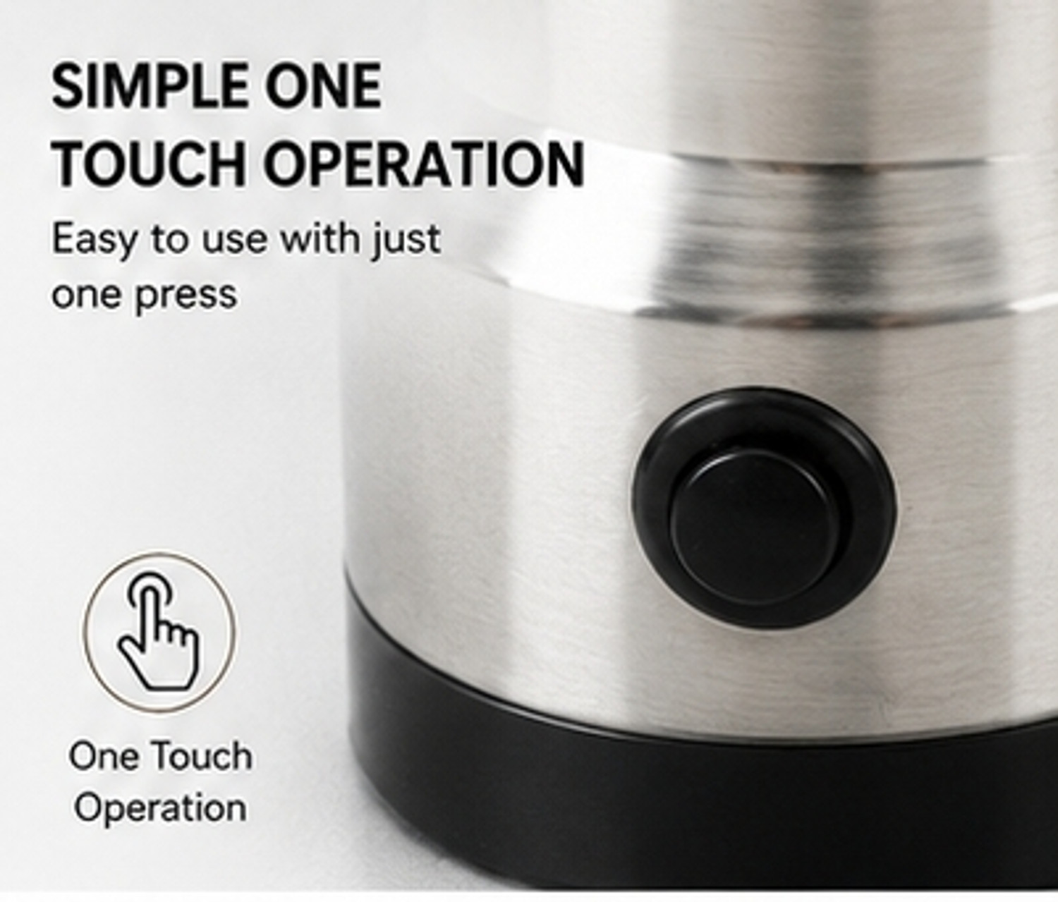 Image of Momu commerce Premium Stainless Steel Mini Mixer Grinder for coffee & spice Wet Grinder