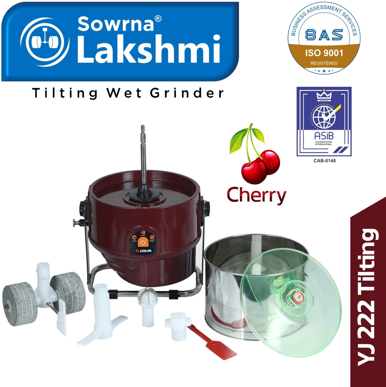 Image of Sowrna Lakshmi YJ 222 TILTING Wet Grinder