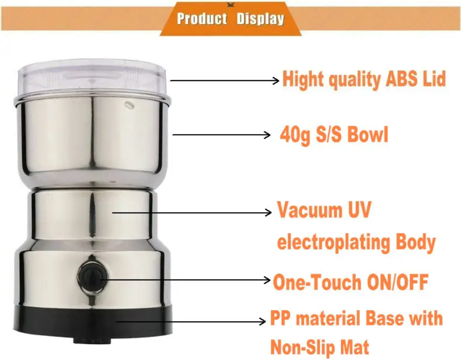 Image of Gadgetturbo Electric Mixer Multi Purpose High Quality Stainless Steel 150 W Mixer Grinder Wet Grinder