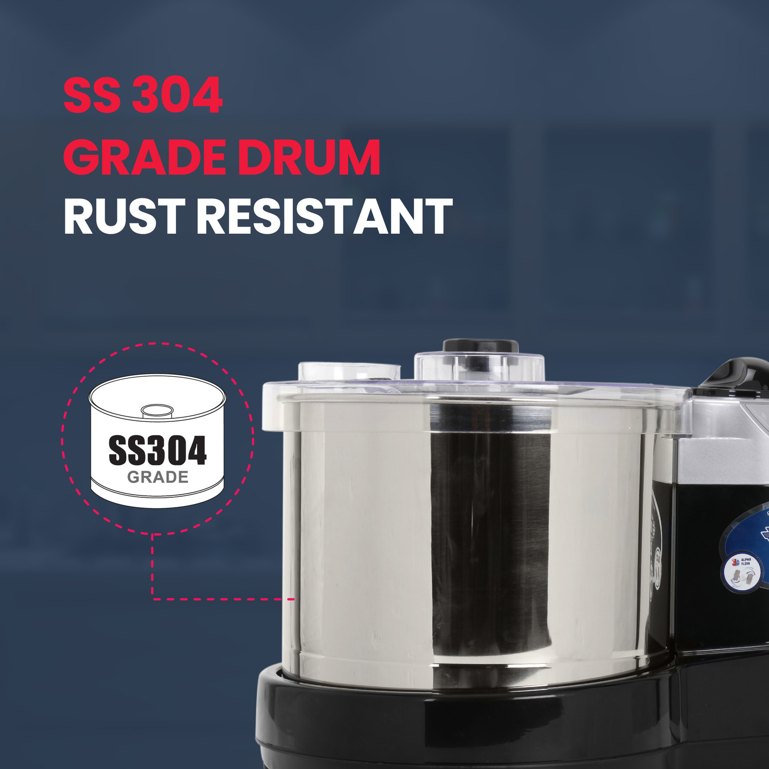 Image of Panasonic MK-GW200 Wet Grinder Super | Capacity: 2 Liter | 200 Watts