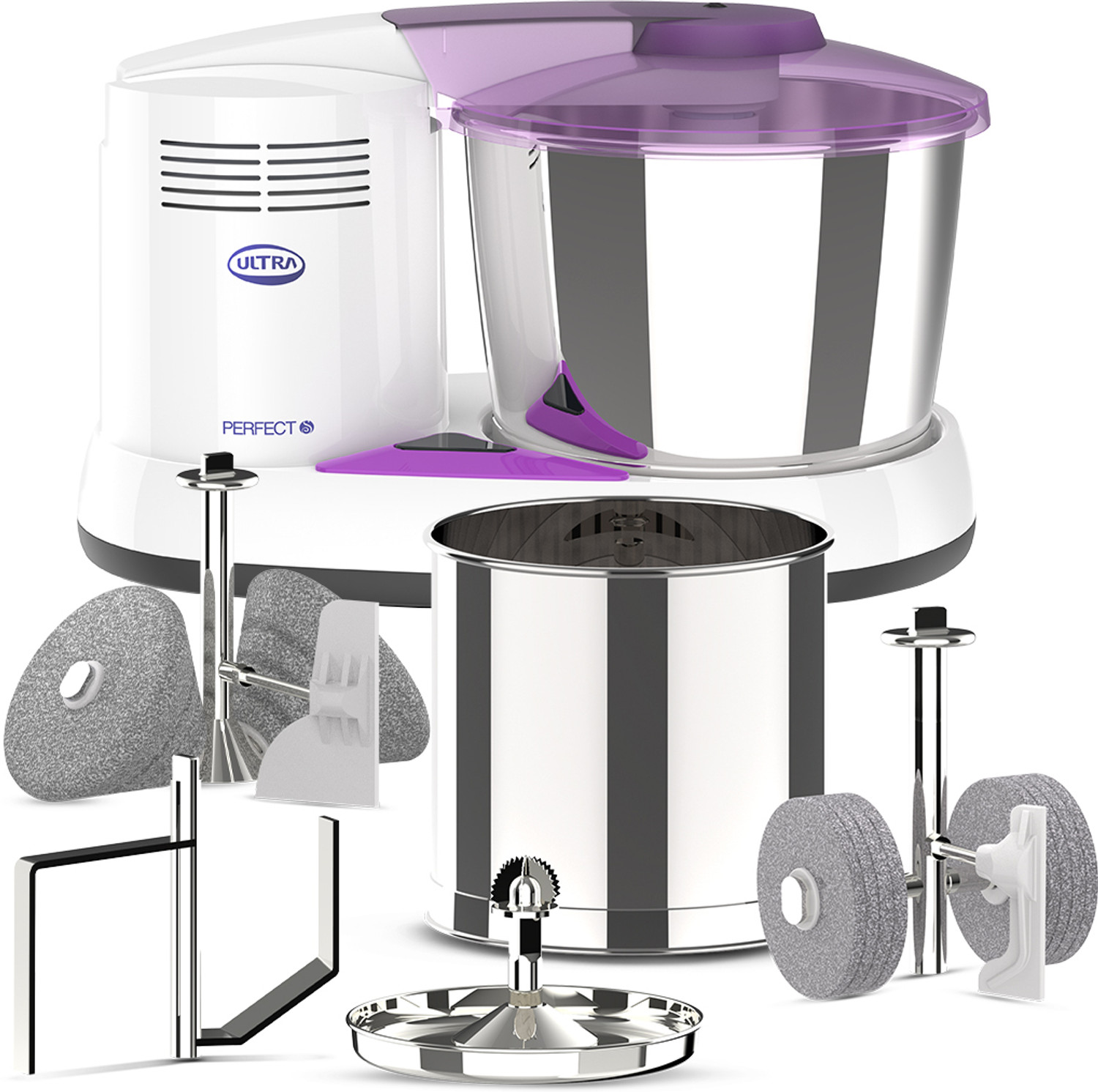 Image of ULTRA Perfect S 2 Litre Table Top Wet Grinder Celebration Pack - Fortune White Wet Grinder