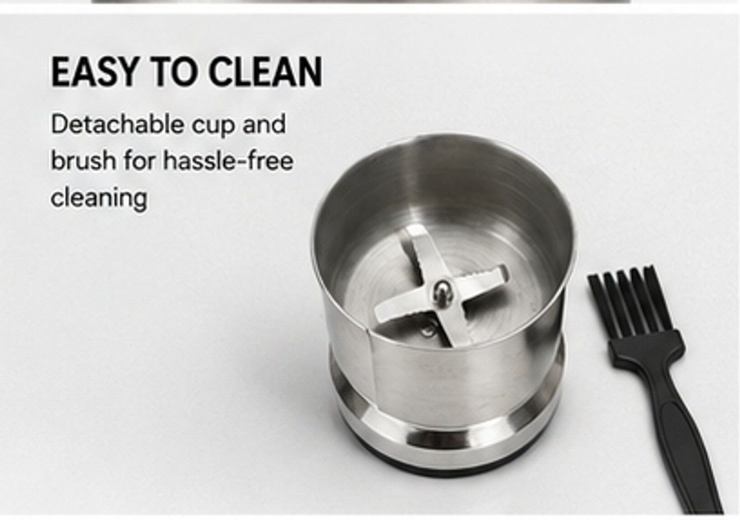 Image of Momu commerce Premium Stainless Steel Mini Mixer Grinder for coffee & spice Wet Grinder