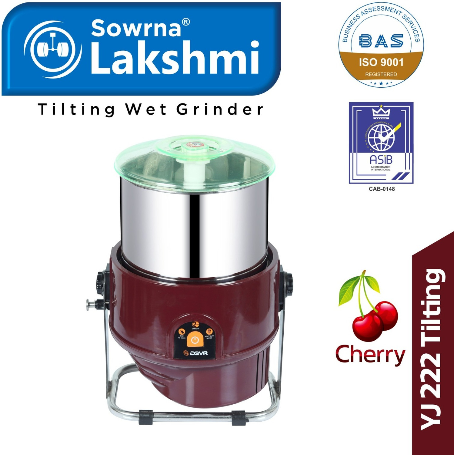 Image of Sowrna Lakshmi YJ 222 TILTING Wet Grinder