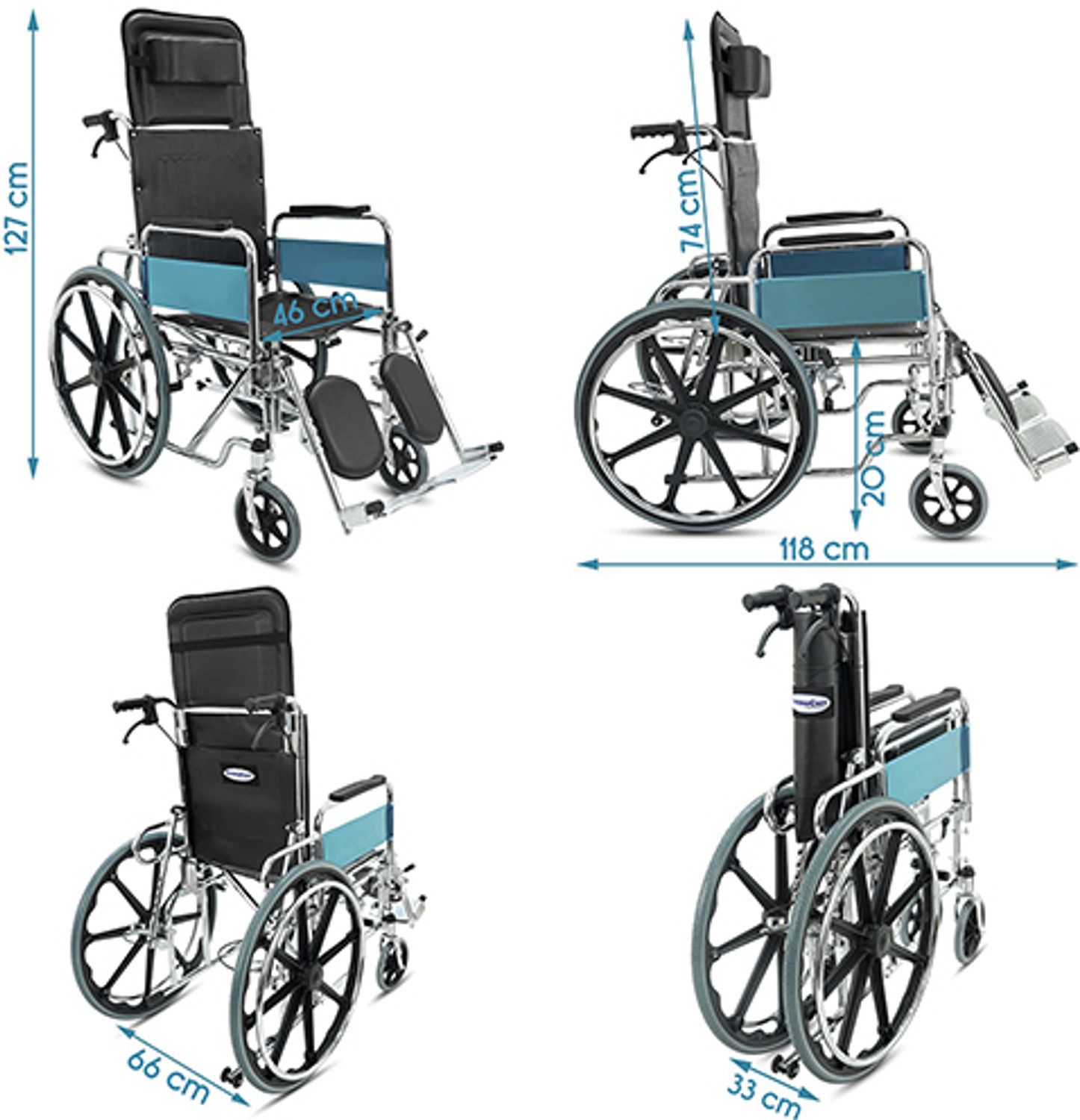 Image of KosmoCare RCS301 Manual Wheelchair