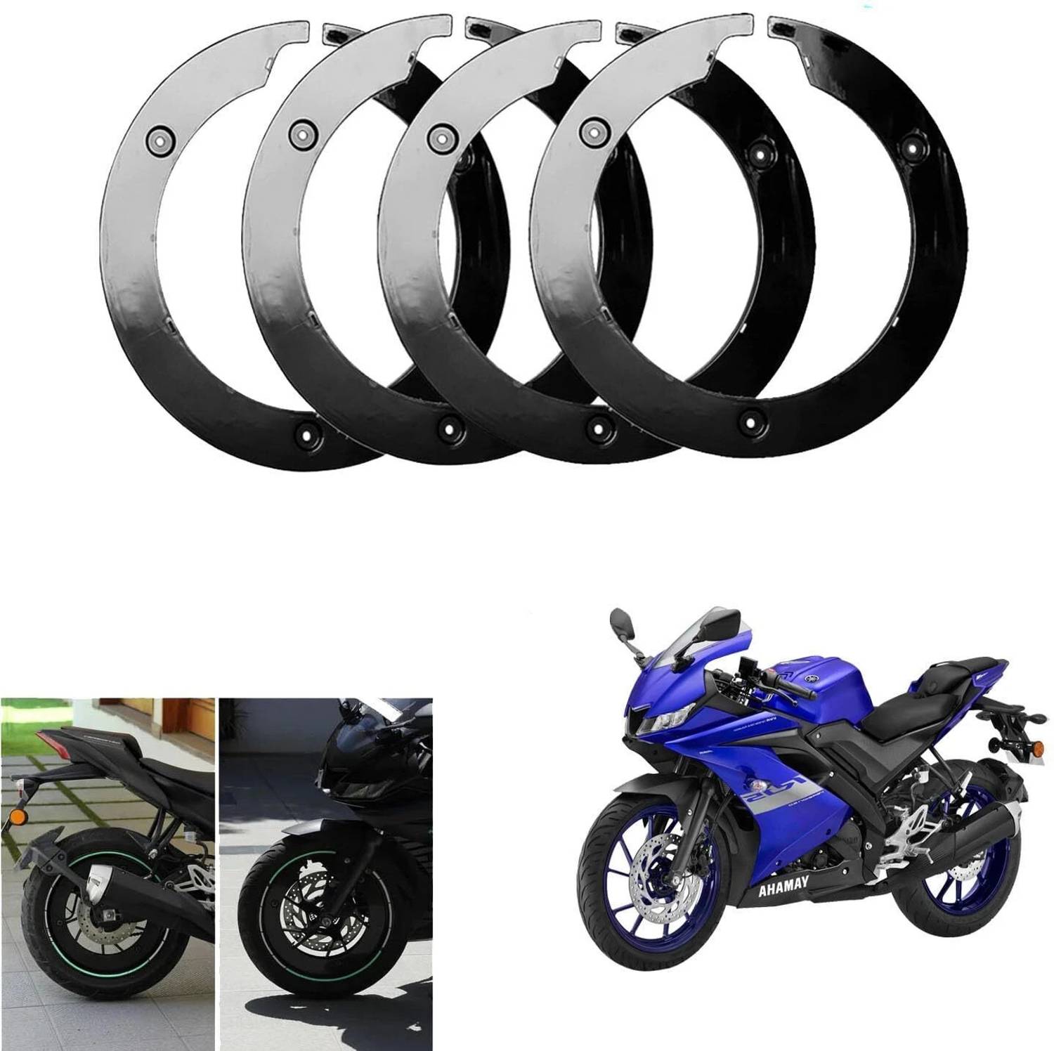 Alleykat PRO Disc Wheel Cover for R15 V3 (17inch Bikes Wheel) Wheel Cover For NA NA