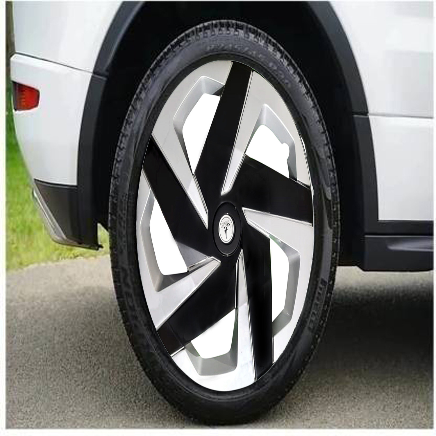 Image of ALPINEZO CAR WHEEL COVER MAGNITE DEGINE inchDOUBLE COLOUR inch 16 INCH FOR NISSAN MAGNITE Wheel Cover For NA NA
