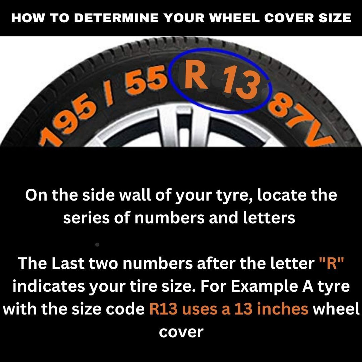 Image of PRIGAN Accent Vision Silver Black 13 INCH Wheel Cover For HYUNDAI Accent