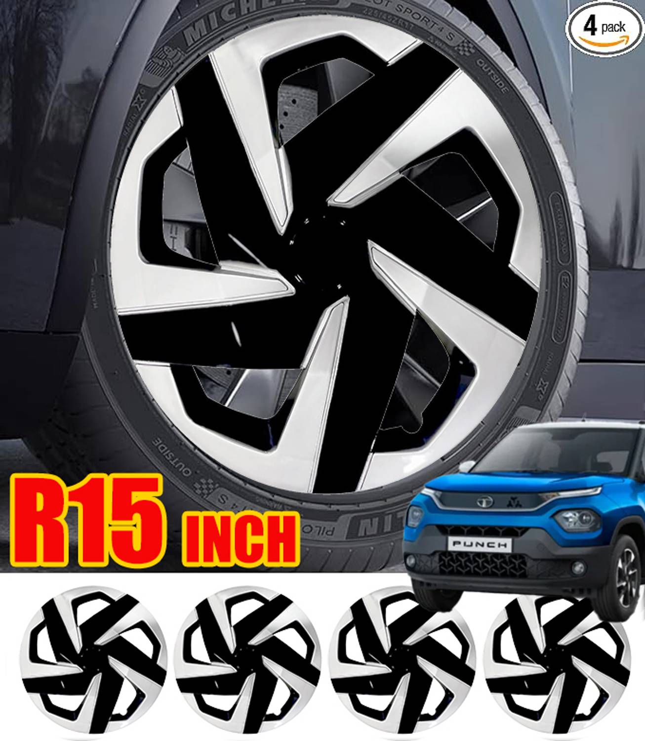 Joyosfy R15 Inch Wheel Cover Hub Cap - Image 1