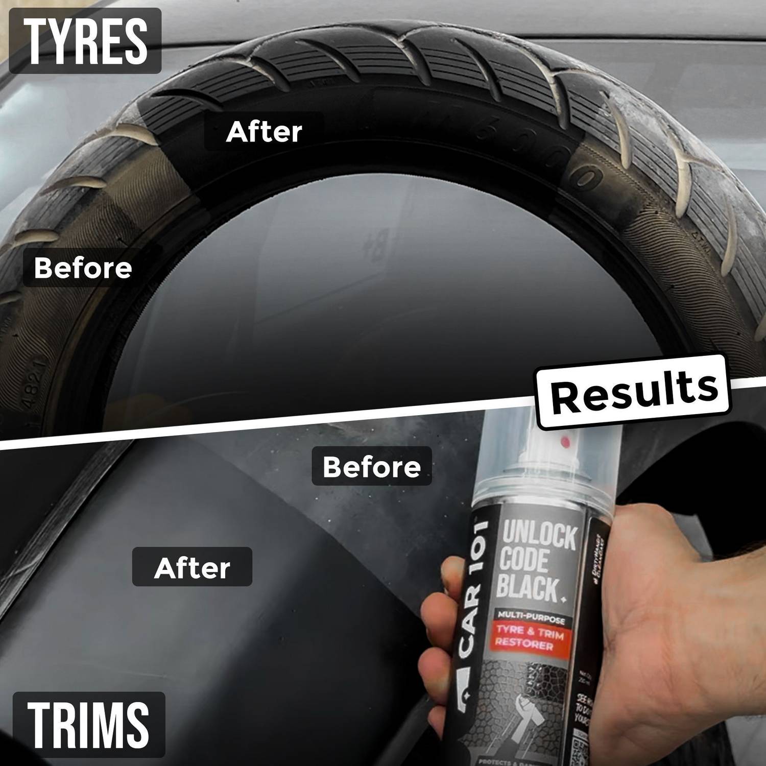 Car 101 Tyre & Trim Restorer 250 ml - Image 5