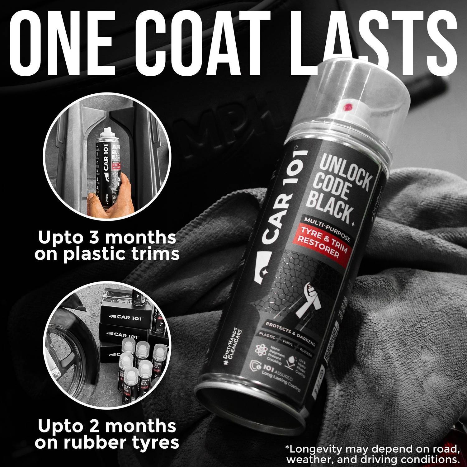 Car 101 Tyre & Trim Restorer 250 ml - Image 3