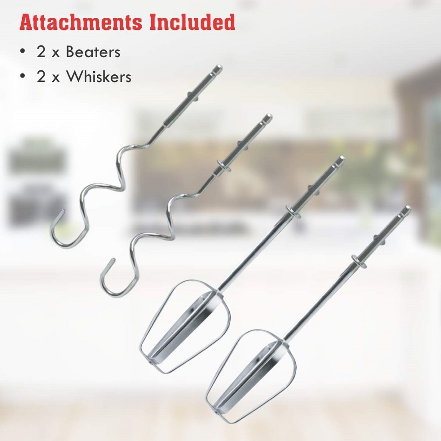 Image of Aum Enterprises Kitchen Electric Hand Mixer and Blenders Plastic Balloon Whisk