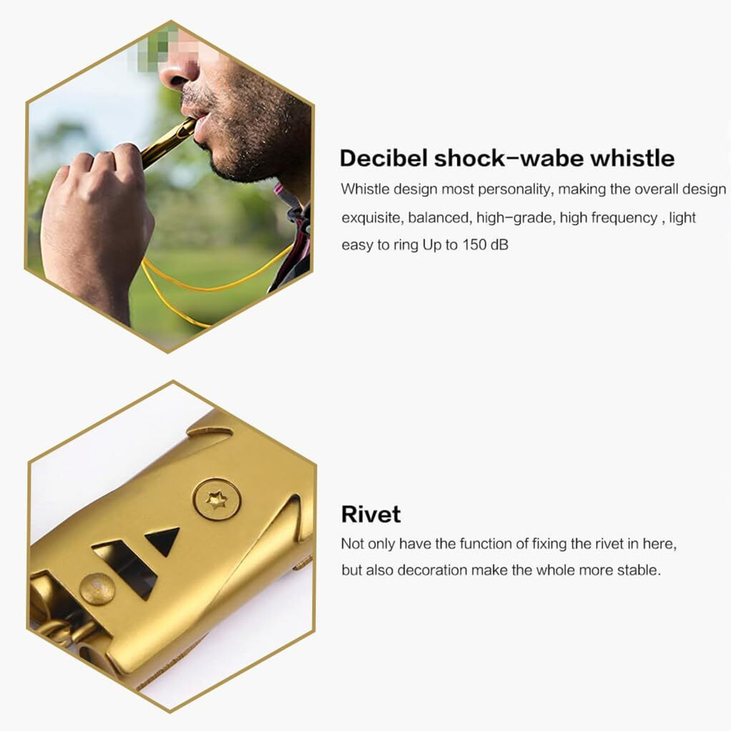 Image of PLAY HARD Emergency Whistles Lifeguard Safety Whistle with Keychain for Kids Outdoor Pealess Whistle