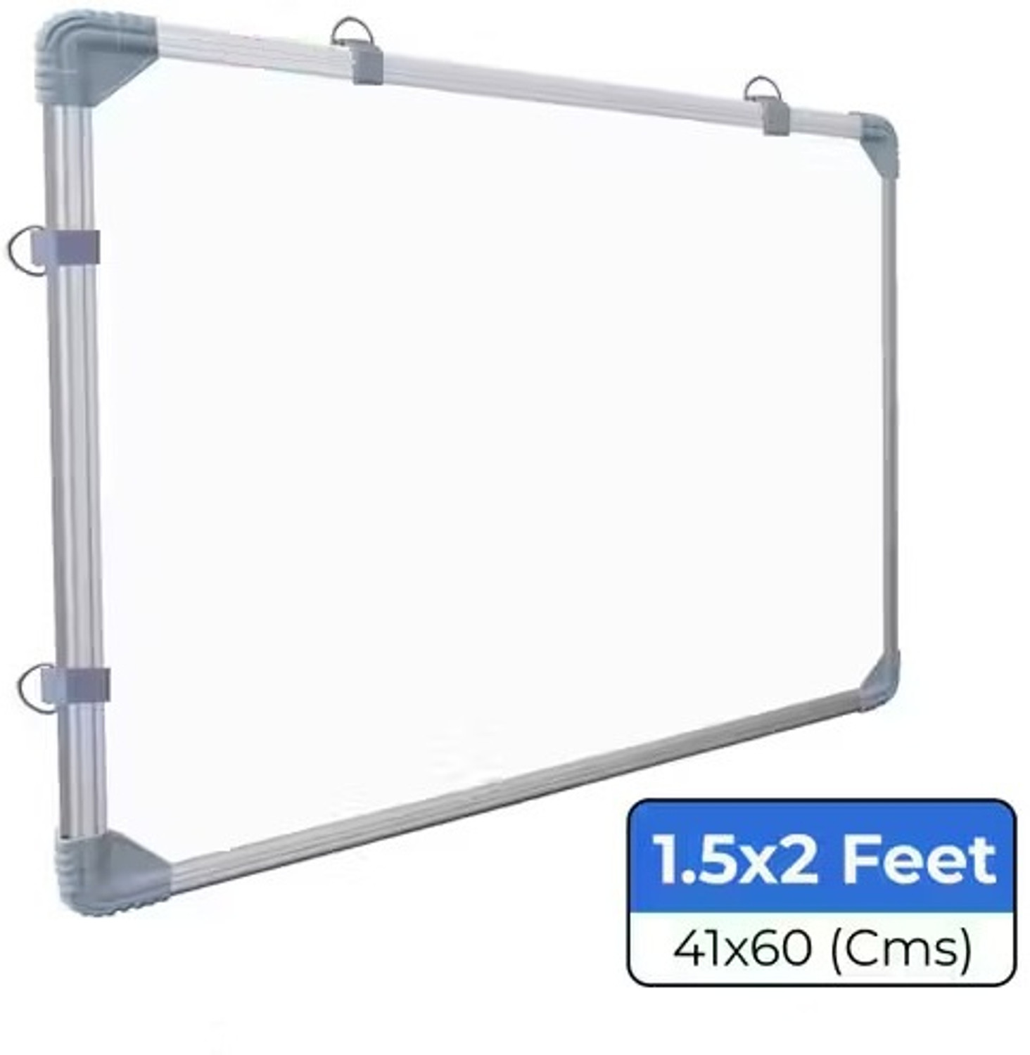 Image of Preha The Smart Choice Non Magnetic Melamine 2x1.5 Feet Whiteboard Double-Sided Writing Whiteboard & Chalkboard Whiteboards