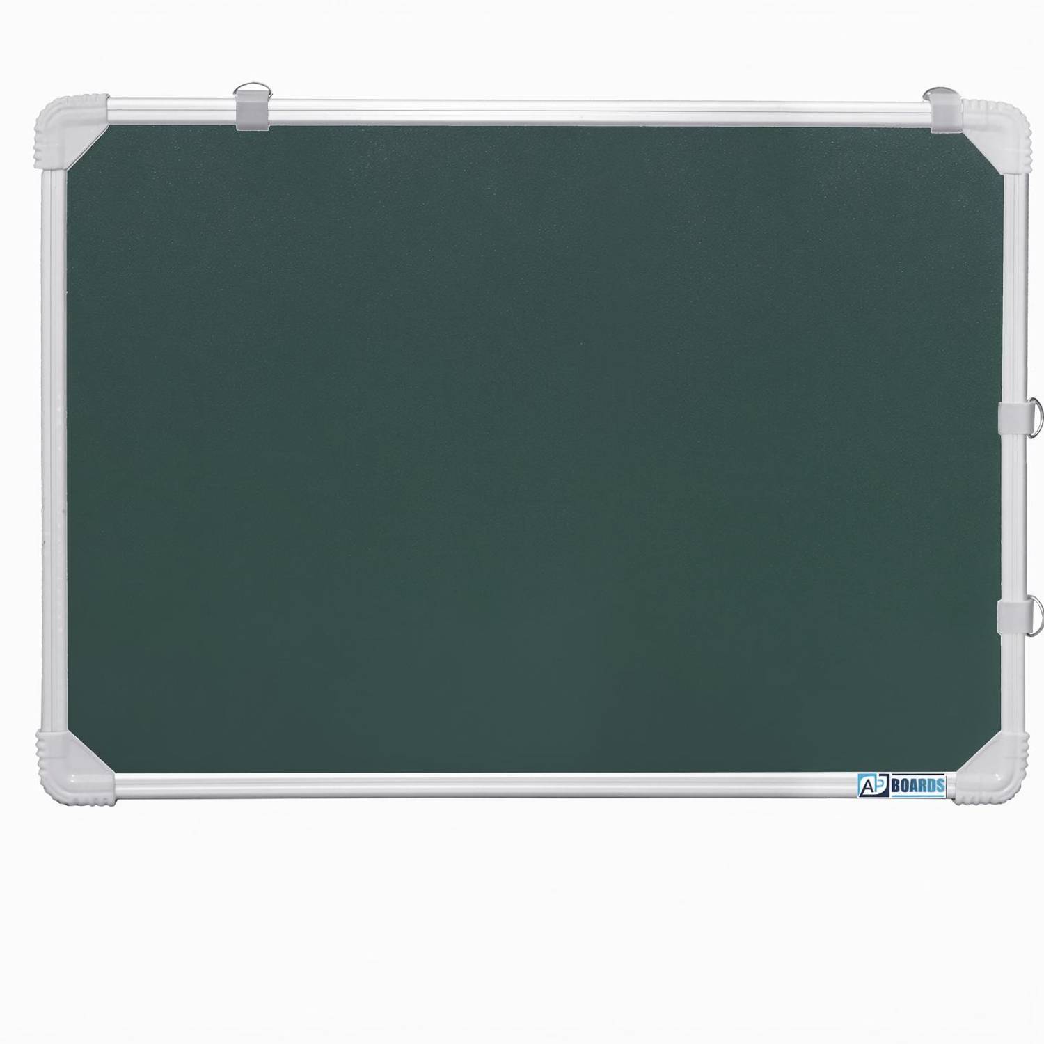 APBOARDS Reversible Dual-Purpose White & Green Board 1.5x1 Ft | Small Dry Erase & Chalk Writing Combo Slate | For Home/Tuition Whiteboards