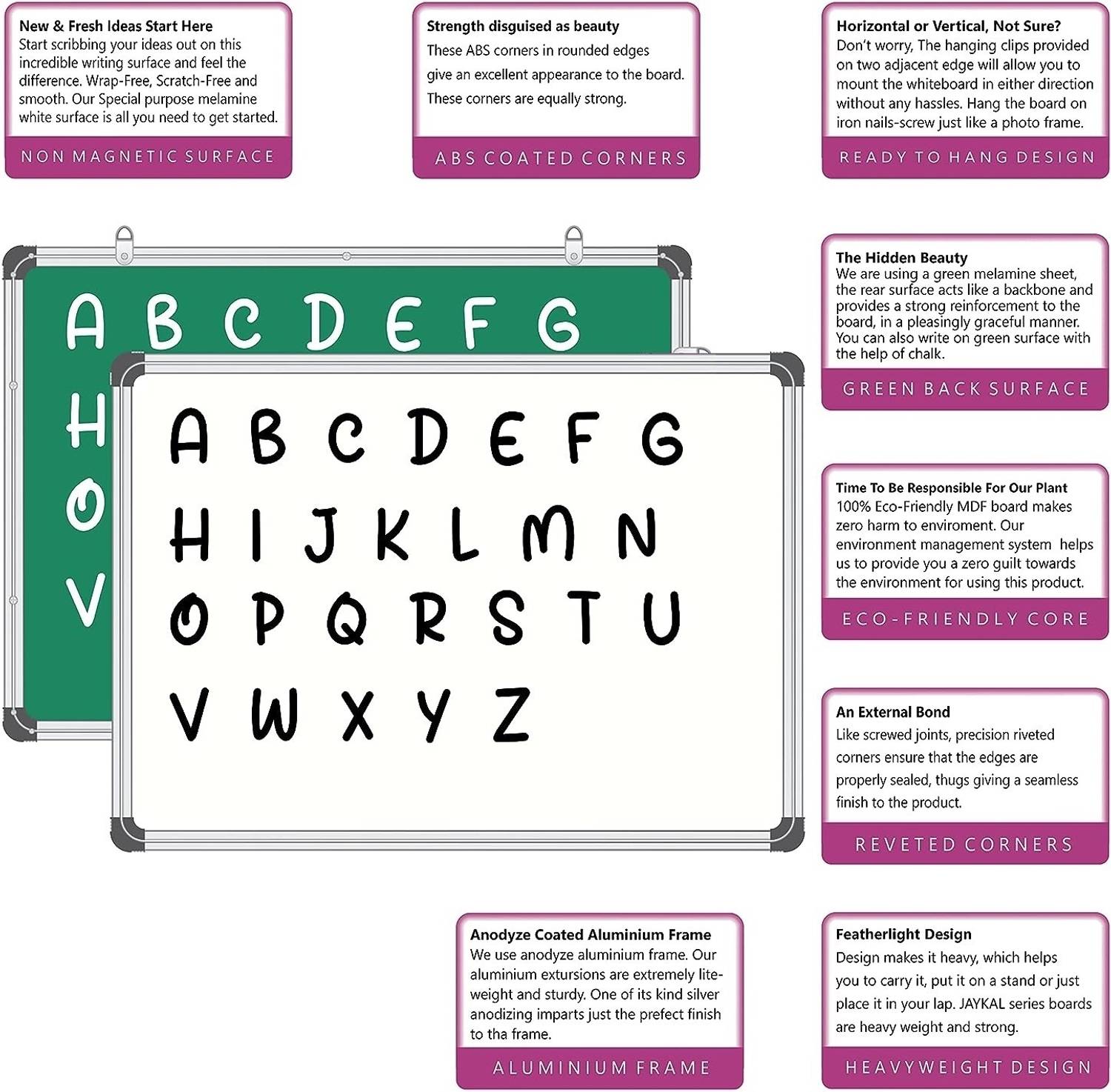 Glomagic 2x3 Feet Green Whiteboard - Image 5