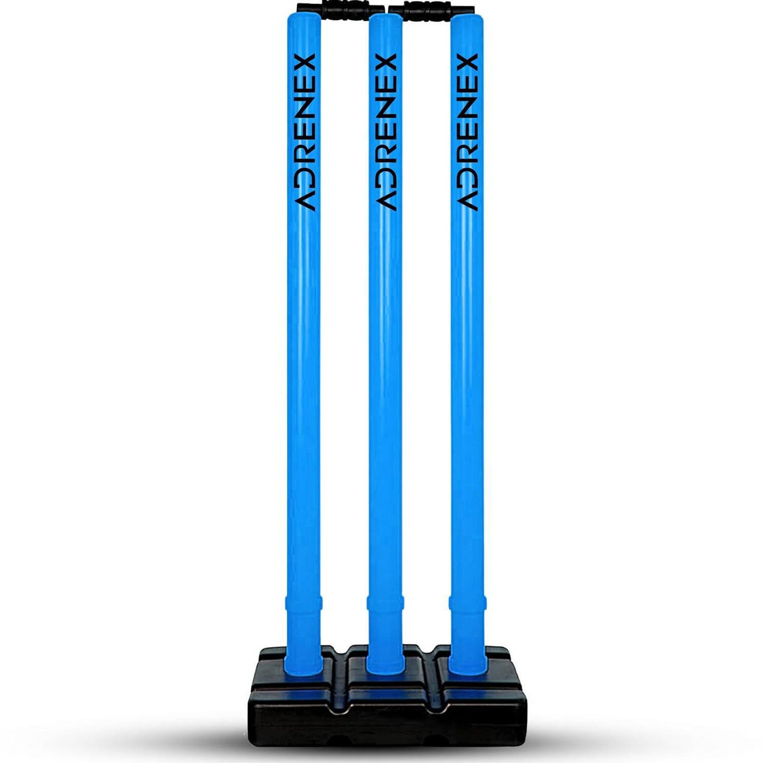 Image of Adrenex Wickets Cricket Stumps Plastic Stump Stand Wicket ,Easy-to-Set-Up for Quick Play