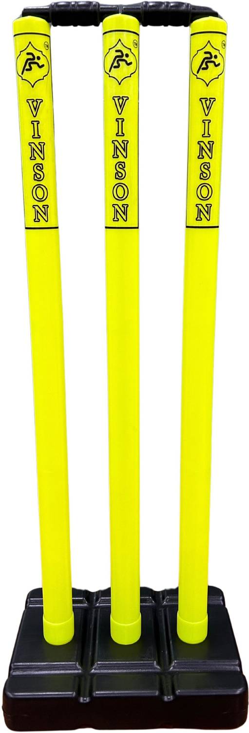Vinsonsports VINSON Senior Heavy Duty Cricket Stumps Set with Bag