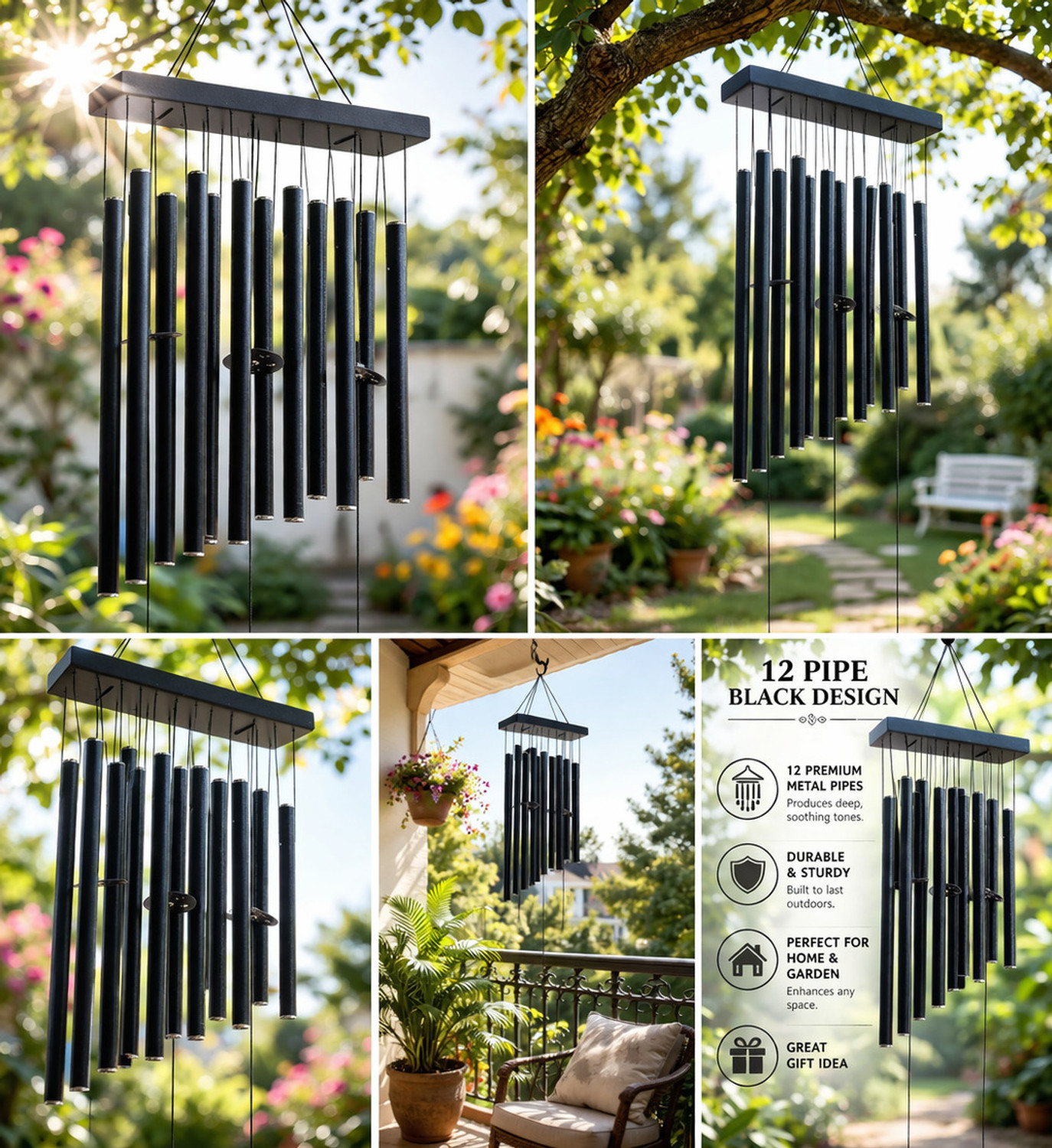 Image of MELOPA Aluminium Windchime