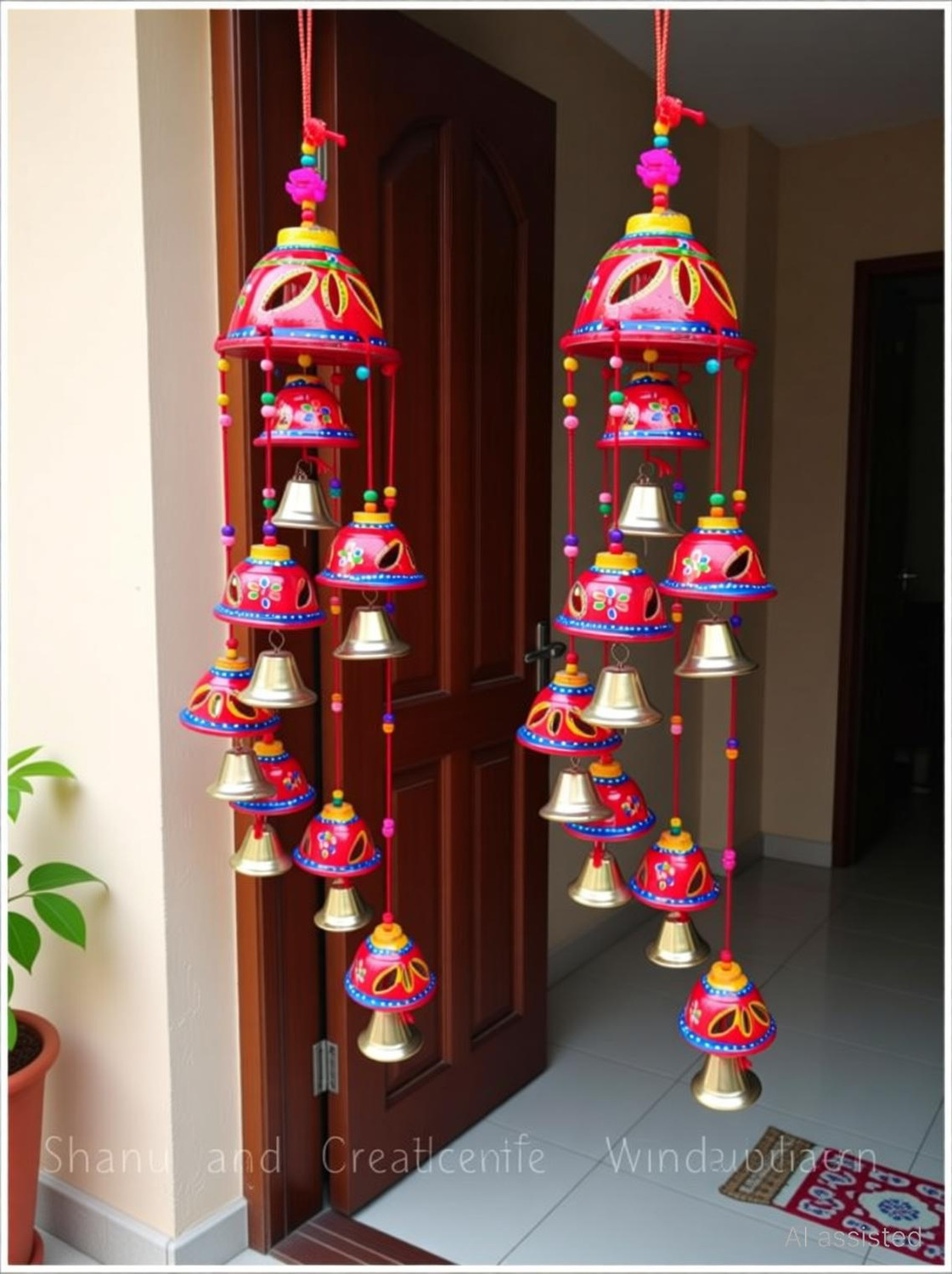 Image of shanu craft and creations Plastic Windchime