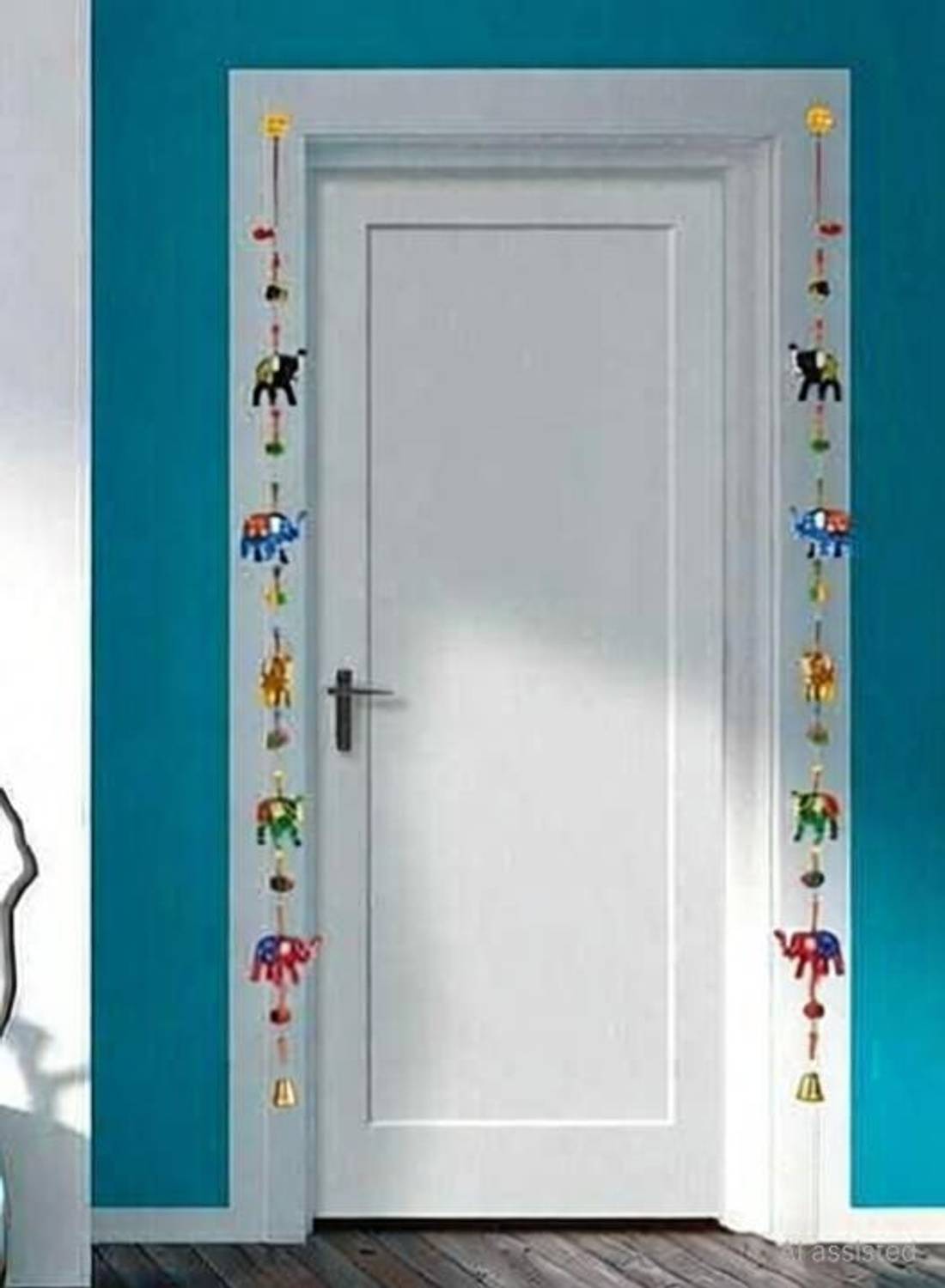 Aaina creations door Hangings for main door home decor Paper Windchime Paper Windchime