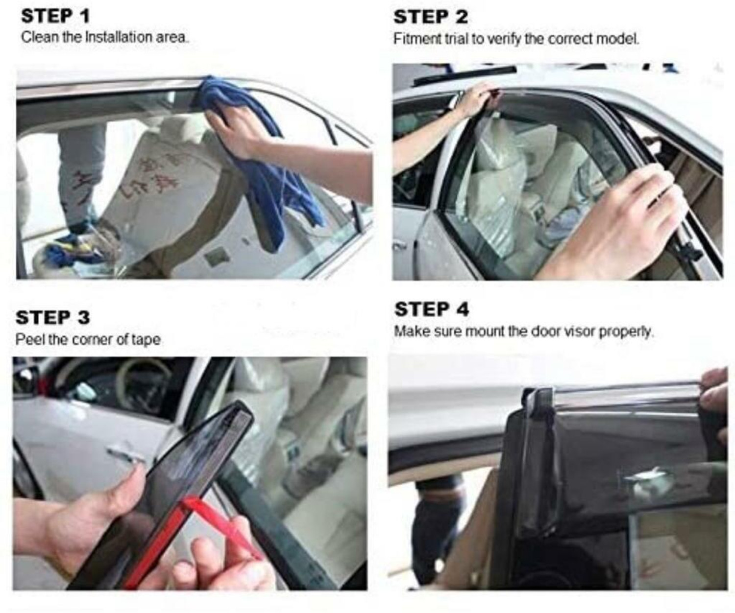 Image of Dylon For Non-convertibles Front Wind Deflector