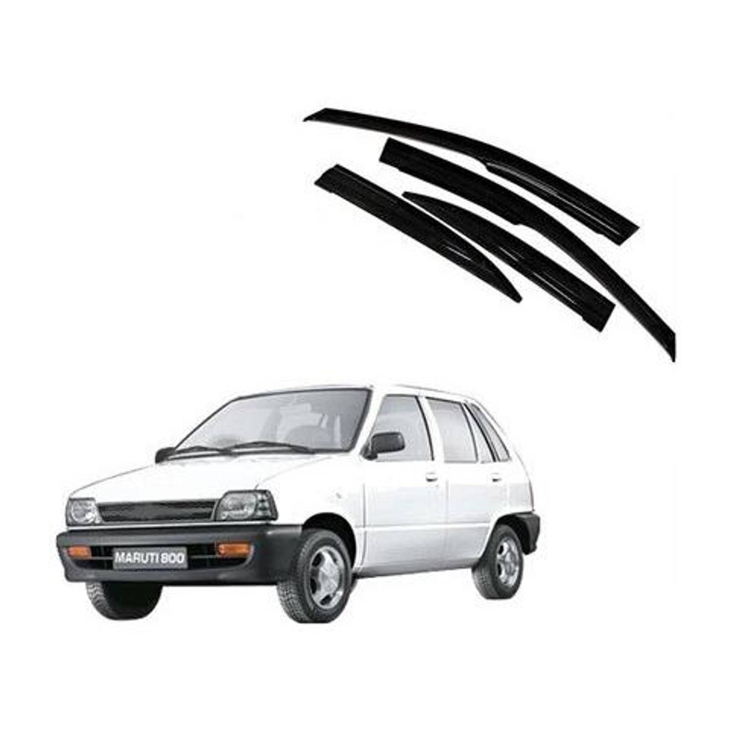 ASRAUTO For Non-convertibles Front, Rear Wind Deflector