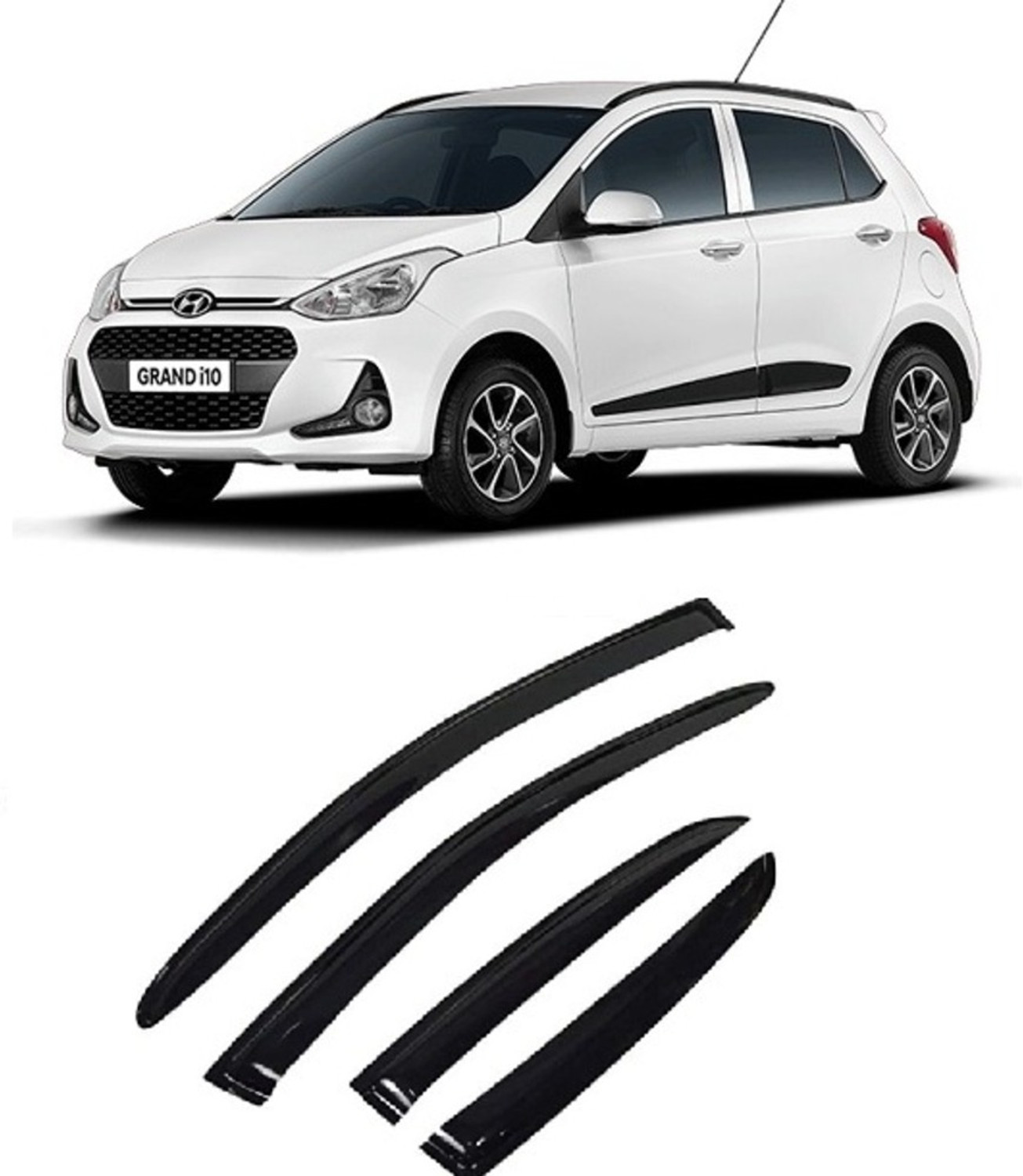 Image of MOTOSHIELD For Non-convertibles Front, Rear Wind Deflector