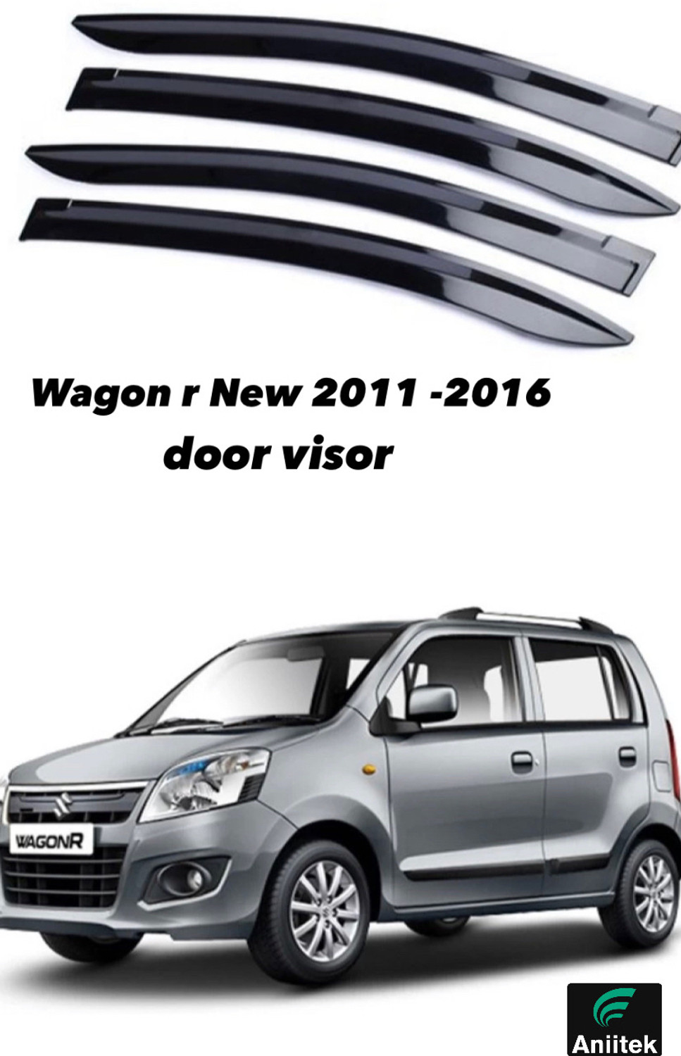 Image of ANiiTEK For Non-convertibles Rear, Front Wind Deflector