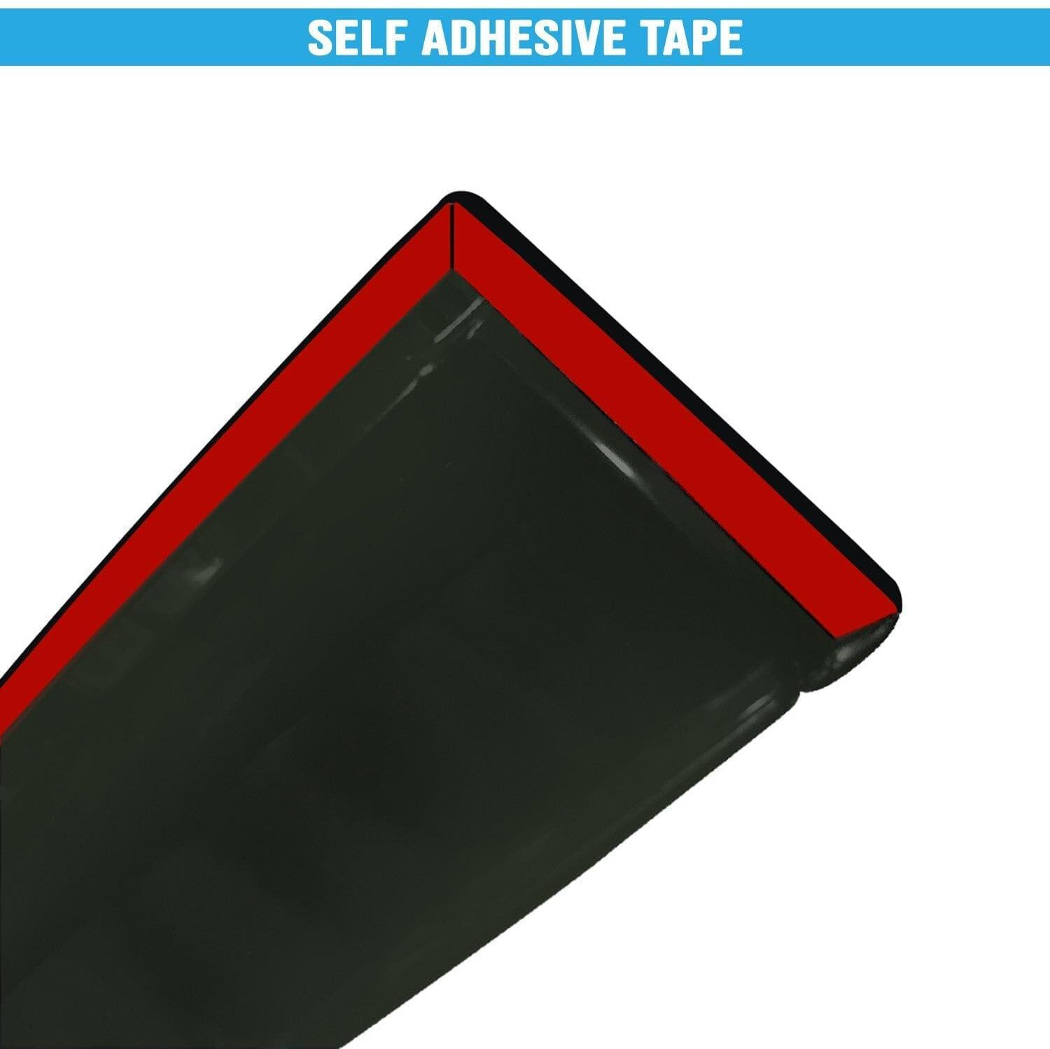 Image of DEV ENETERPRISES For Non-convertibles Front, Rear Wind Deflector