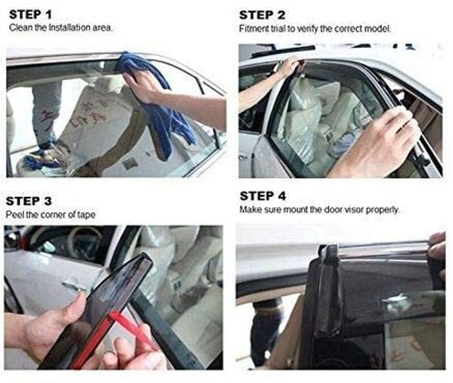 Image of MOTOSHIELD For Non-convertibles Front Wind Deflector