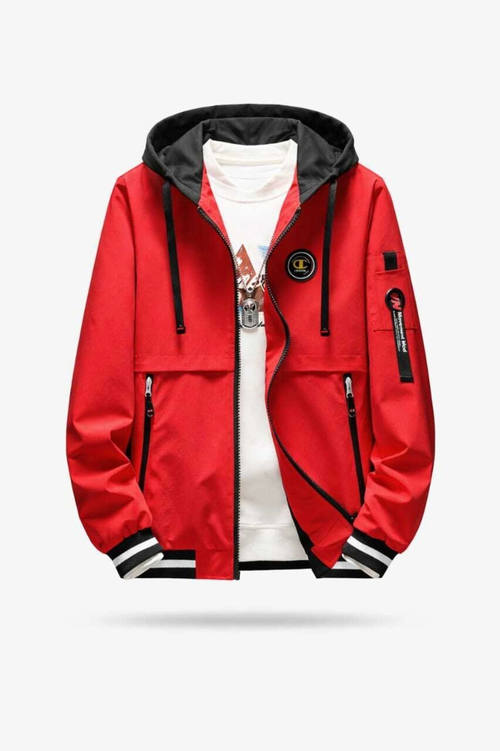 Image of rishiecommerce Full Sleeve Printed Men Jacket