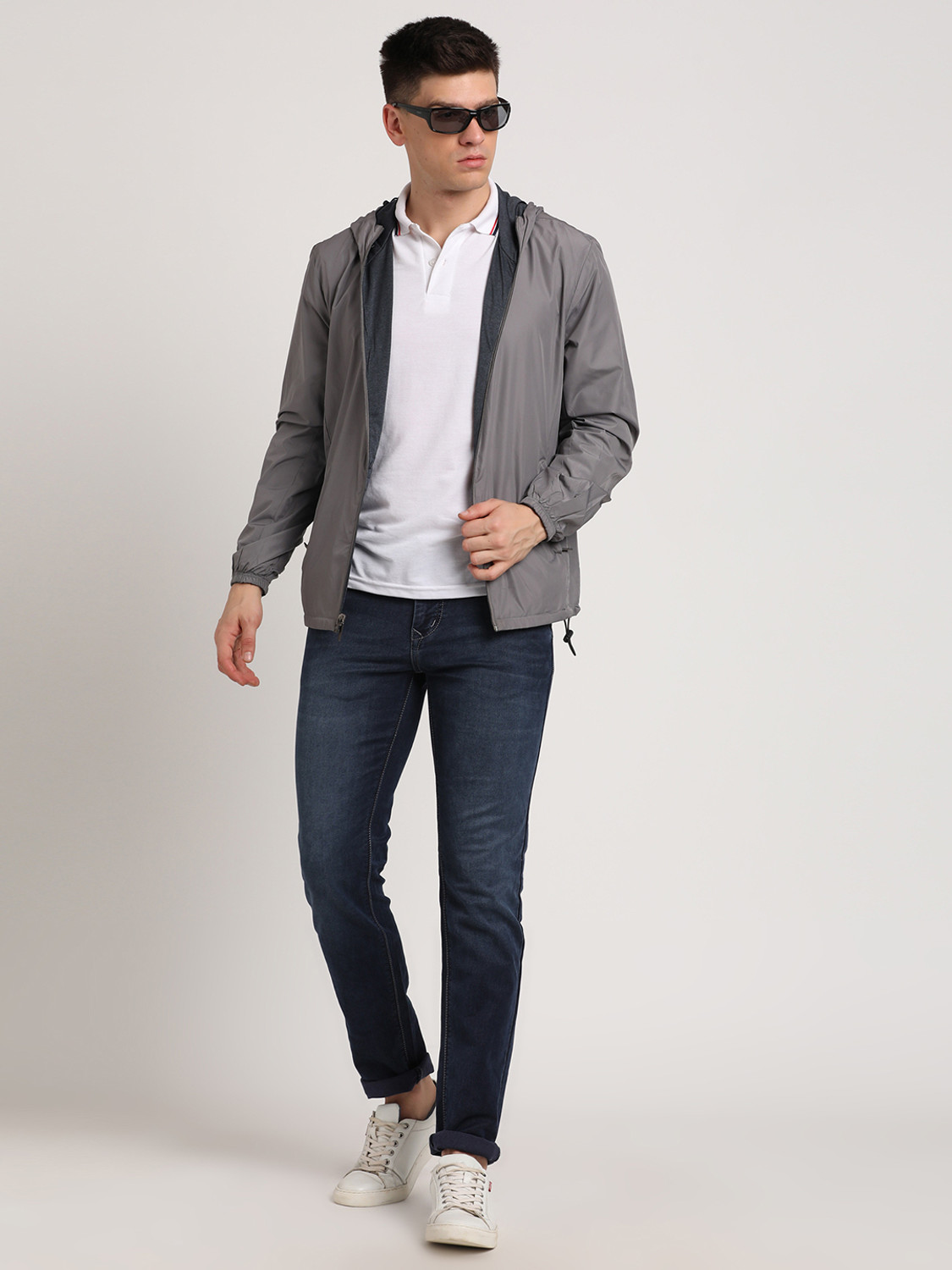 Image of TURTLE Solid Men Wind Cheater