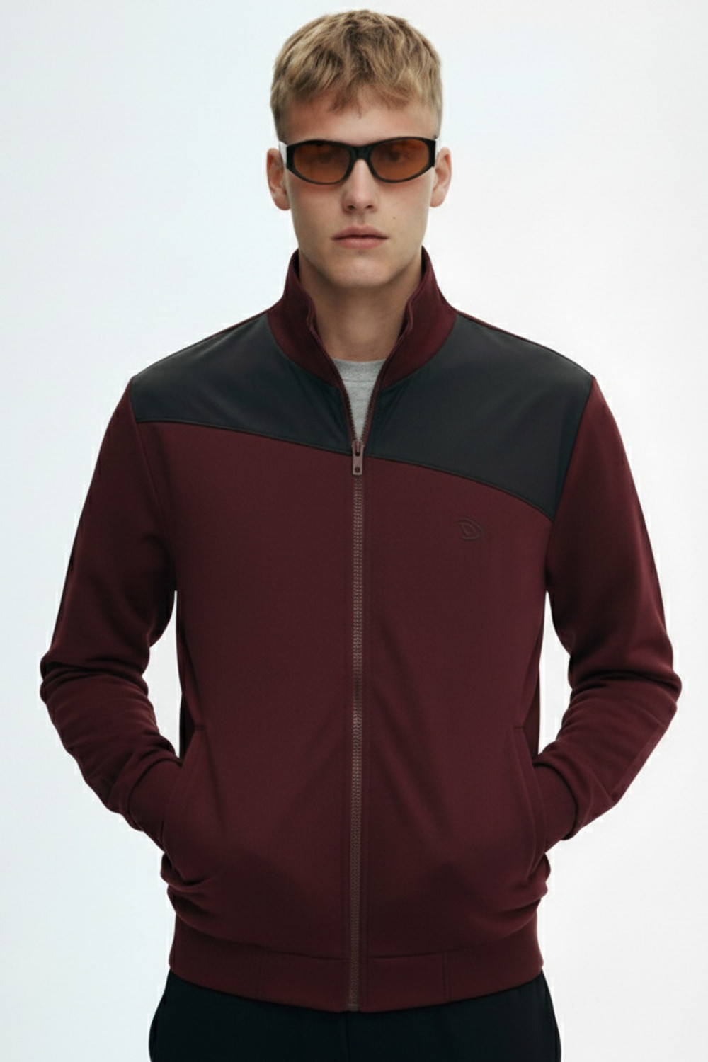 Image of LOVE LONDON Solid Men Wind Cheater
