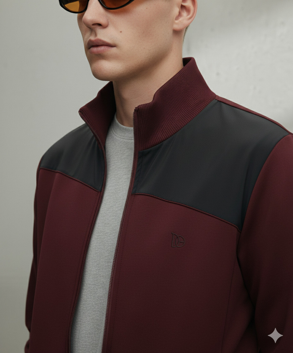 Image of LOVE LONDON Solid Men Wind Cheater