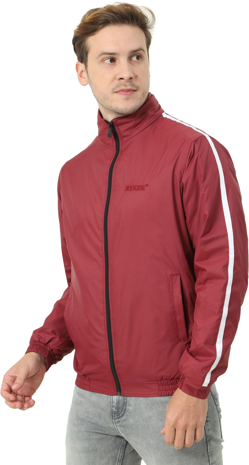 Image of Ryker Men's Solid Windcheater Outdoor Sporty Jacket Solid Men Wind Cheater