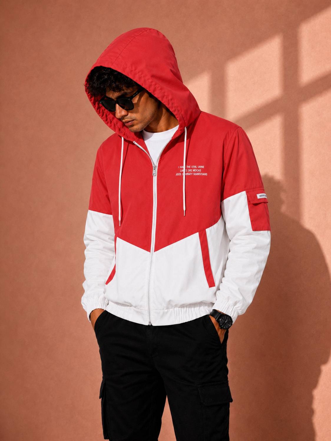 ZYRONA Colorblock Men Wind Cheater - Buy ZYRONA Colorblock Men