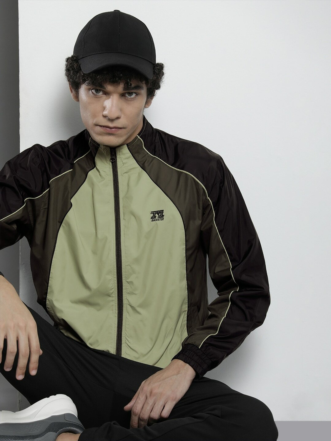 Image of The Indian Garage Co. Colorblock Men Wind Cheater