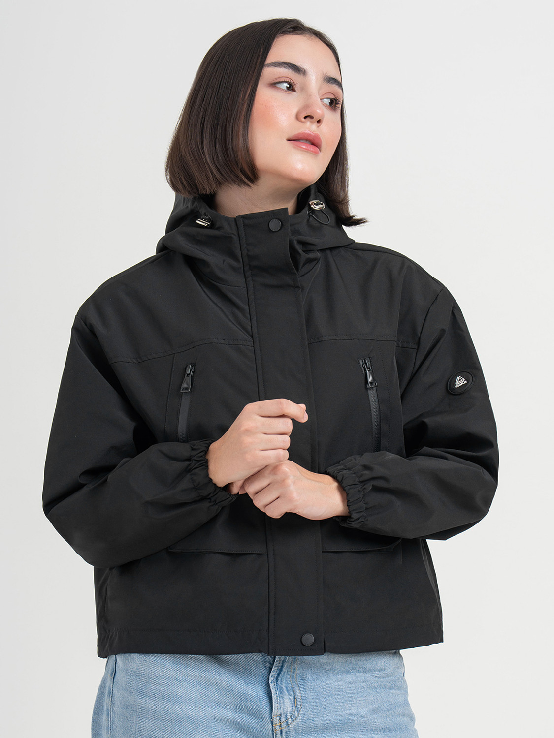 Image of RED TAPE Full Sleeve Solid Women Jacket