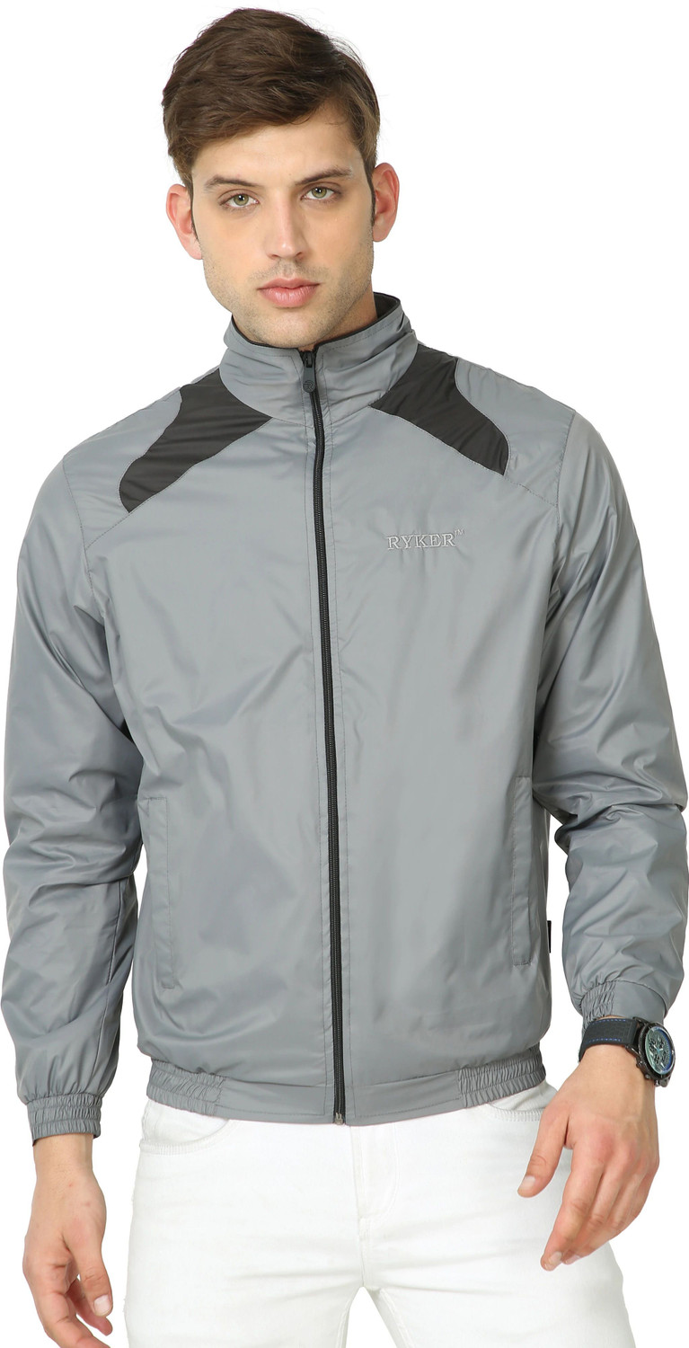 Image of Ryker Solid Men's Windcheaters Jacket Regular Fit Solid Men Wind Cheater