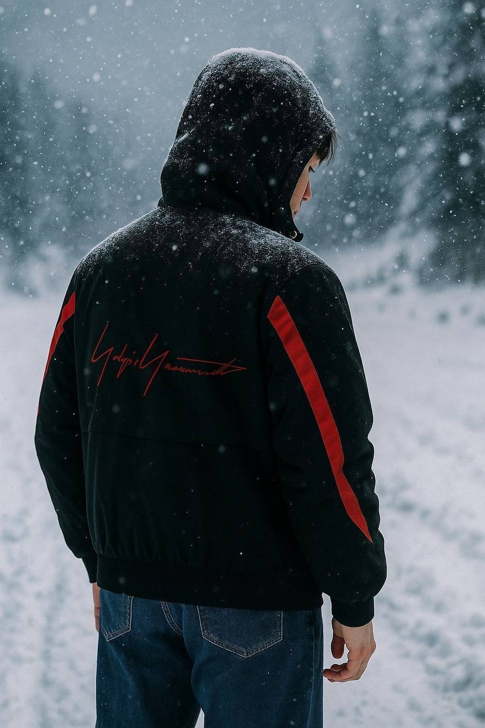HEATGO RedX Black Hoodie Jacket Striped Men Wind Cheater - Buy