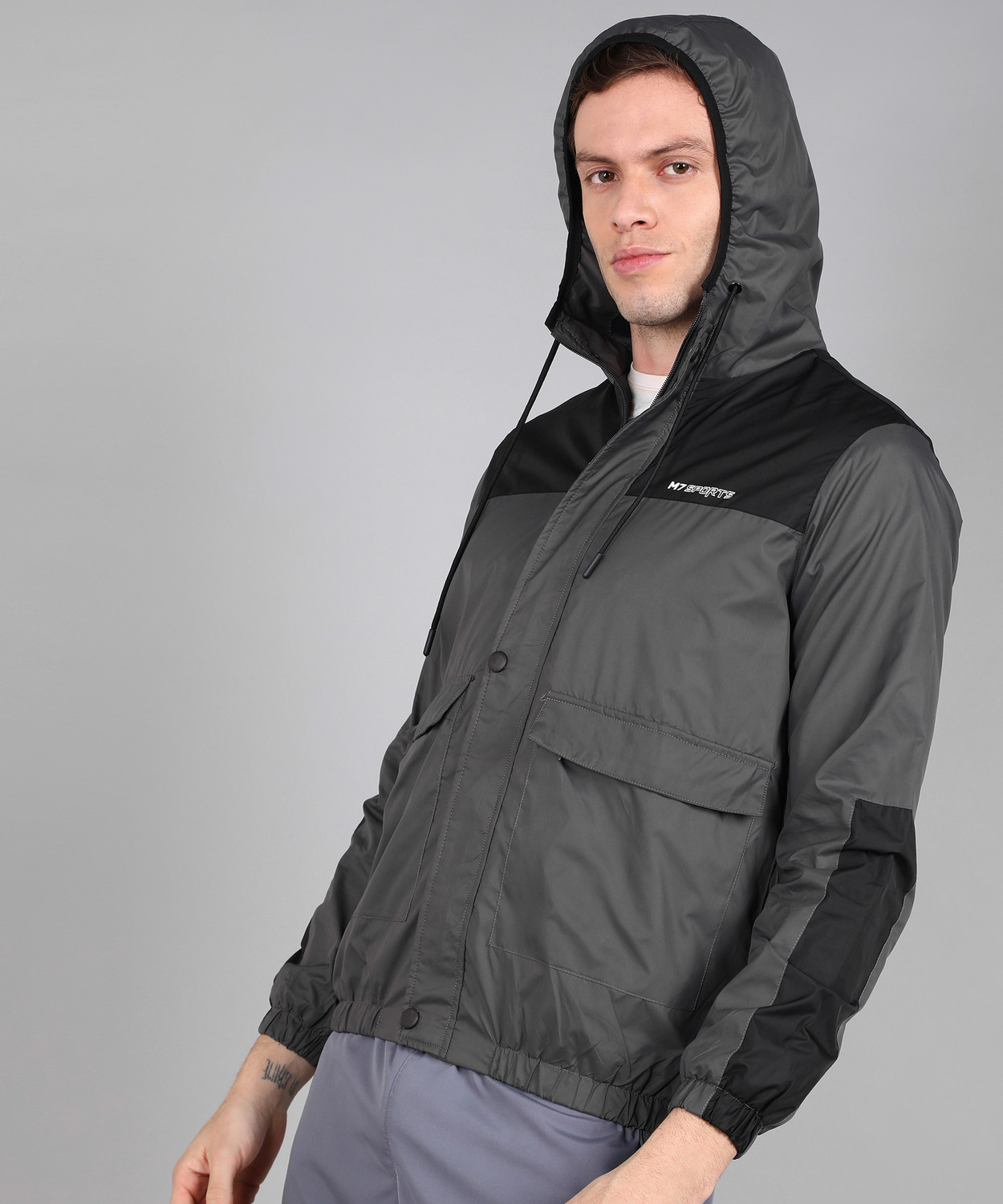 Image of M7 By Metronaut Colorblock Men Wind Cheater