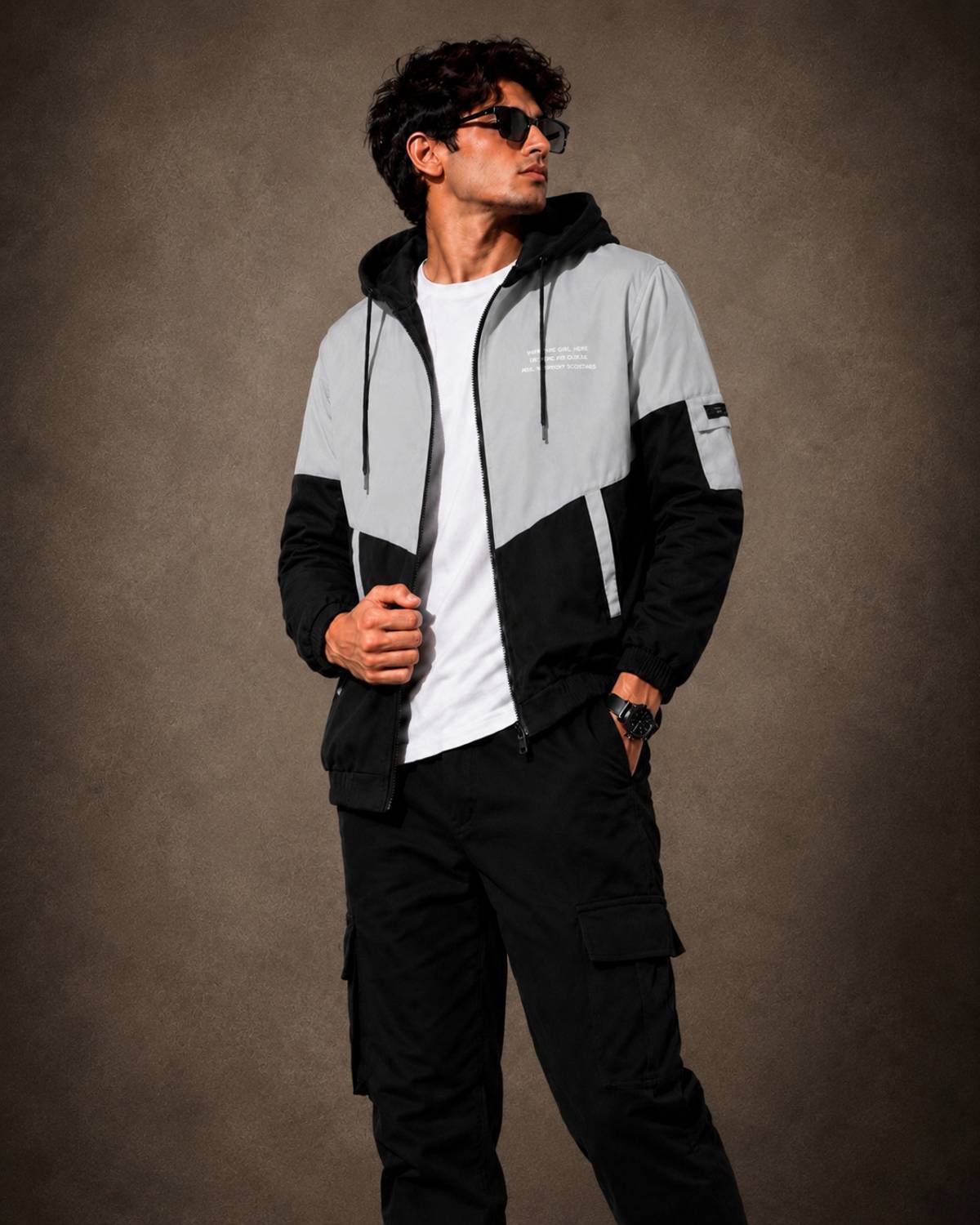 ZYRONA Colorblock Men Wind Cheater - Image 1