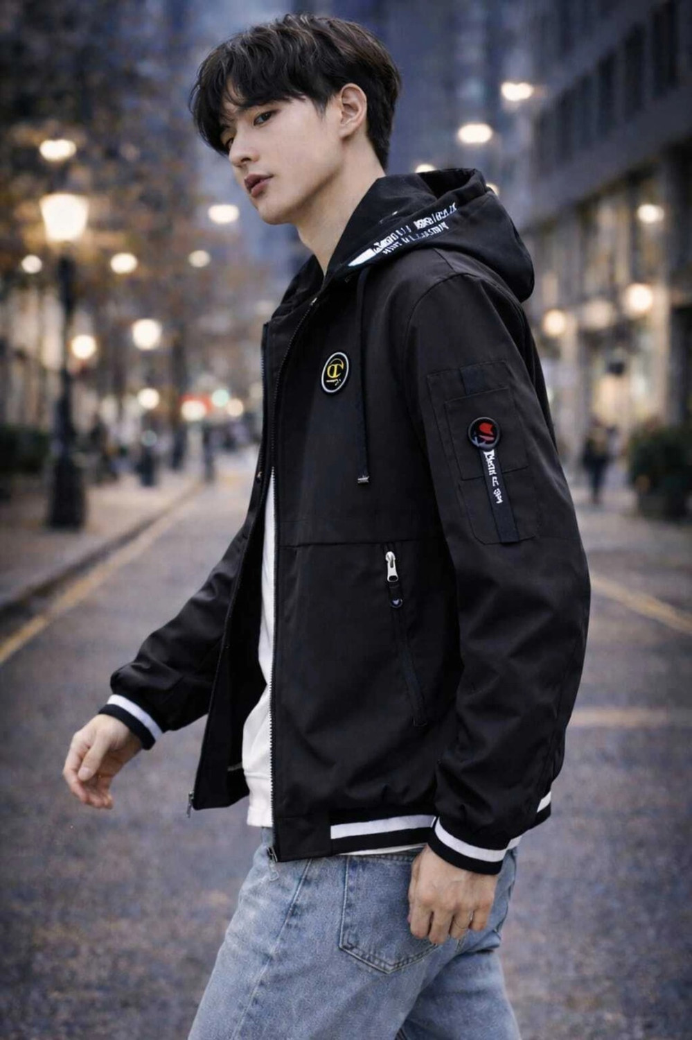 Image of AZITIZ Colorblock Men Wind Cheater