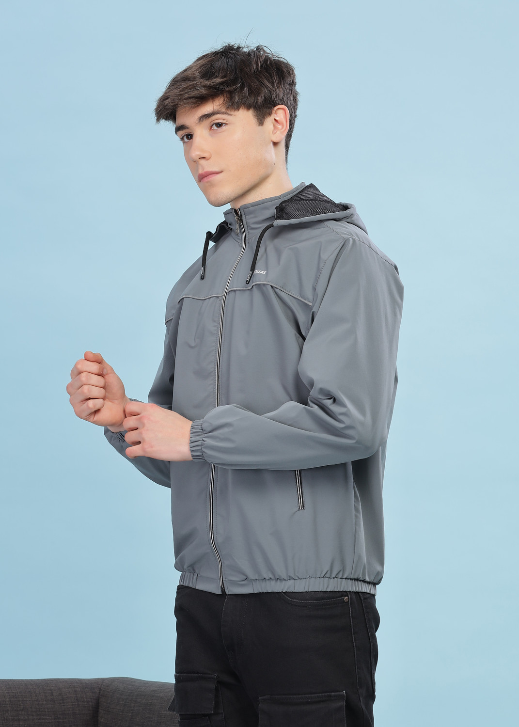 Image of Dollar Solid Men Wind Cheater
