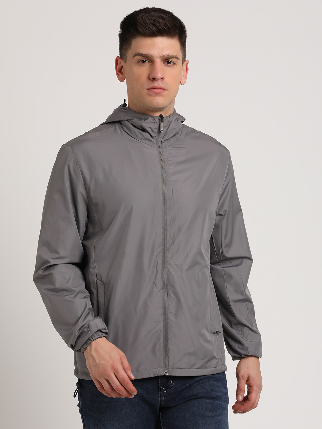 Image of TURTLE Solid Men Wind Cheater
