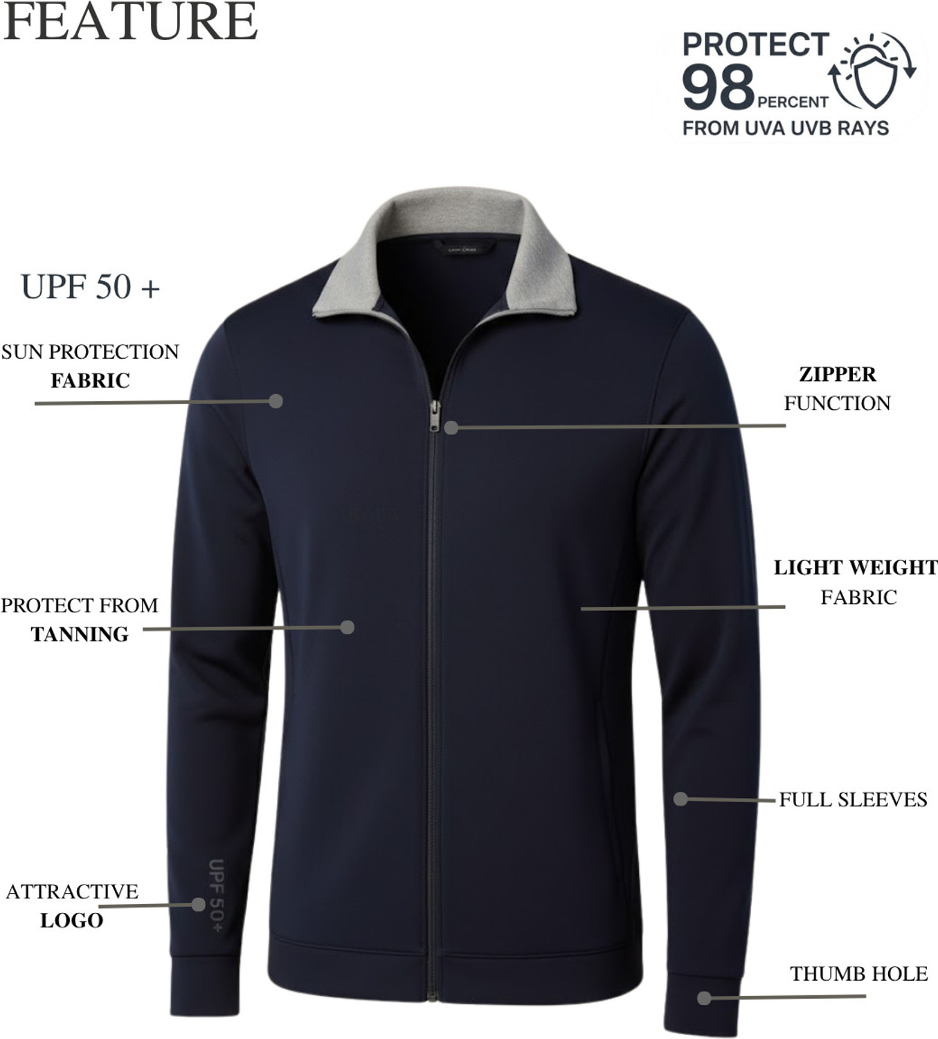 Image of Mia Fashion Men Solid Quilted Jacket