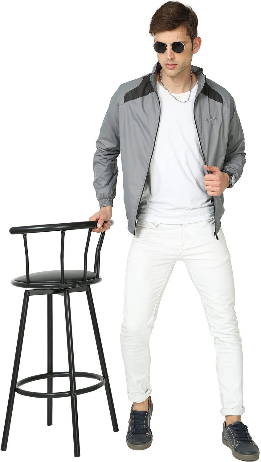 Image of Ryker Solid Men's Windcheaters Jacket Regular Fit Solid Men Wind Cheater